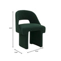 Modern Elegant Boucle Upholstered Accent Chair with MDF Wood Frame for Home Office, Living Room, and Bedroom