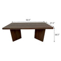 Donovan Rectangular Coffee Table in Mango Brown