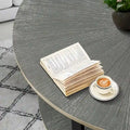 Two-Tier Round Coffee Table with Storage