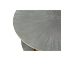 Two-Tier Round Coffee Table with Storage