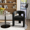 SEYNAR Contemporary Glam Velvet Dining Chair with Open-Back Design