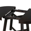 5-Piece Round Extendable Dining Set with Chairs