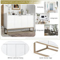 47.2-Inch Modern Sideboard/Buffet with Spacious Table and Four Doors