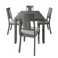 CraftPorch Classic 5-Piece Wooden Dining Ensemble