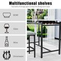 3-Piece Kitchen Table Set: Dining Table with 2 Chairs - Ideal for Small Spaces, Breakfast Nook, or Pub Use