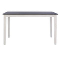 McKee White Acacia Wood Counter-Height Dining Table