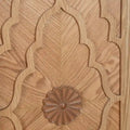 Large Floral Carved Storage Cabinet - Sideboard Buffet