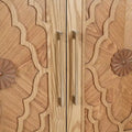 Large Floral Carved Storage Cabinet - Sideboard Buffet