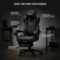 RESPAWN 110 Pro Ergonomic Gaming Chair with Footrest - Ideal Computer Desk Chair