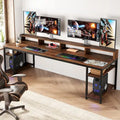 78.7-Inch Extra Long Double Desk for Two, Ideal for Home Office Use