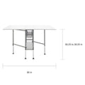 Sew Ready Adjustable Height Craft and Hobby Table with Storage Drawers