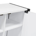 Versatile Craft Armoire with Foldable Desktop for Sewing and Home Office Use