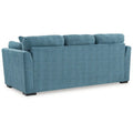 Signature Design by Ashley Keerwick Teal Queen Sofa Bed - Dimensions: 94" W x 41" D x 39" H