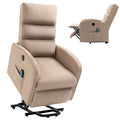 AVAWING Contemporary Electric Recliner with Power Lift and Massage Features