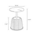 Manhattan Comfort Contemporary Anderson 2.0 Upholstered 3-Piece Table Collection