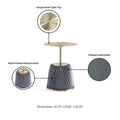 Manhattan Comfort Contemporary Anderson 2.0 Upholstered 3-Piece Table Collection