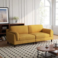 90-Inch Oversized Corduroy Sofa for Living Room with Reversible Cushions