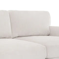 90-Inch Oversized Corduroy Sofa for Living Room with Reversible Cushions