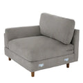 90-Inch Oversized Corduroy Sofa for Living Room with Reversible Cushions
