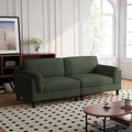 90-Inch Oversized Corduroy Sofa for Living Room with Reversible Cushions