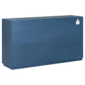 Spacious 3-Door Vintage Sideboard with Adjustable Shelves and Black Handles