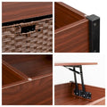 Metal Coffee Table with Lift-Top and Concealed Storage
