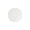 NILA Modern Black Side Table with White Marble Top - Stylish Accent for Living Room & Bedroom