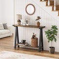 2-Tier Entryway Sofa Table with Storage Shelf