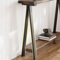 2-Tier Entryway Sofa Table with Storage Shelf
