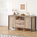 2-Door, 2-Drawer Storage Cabinet and TV Stand