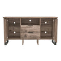 2-Door, 2-Drawer Storage Cabinet and TV Stand
