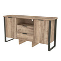 2-Door, 2-Drawer Storage Cabinet and TV Stand