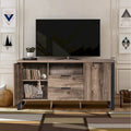 2-Door, 2-Drawer Storage Cabinet and TV Stand
