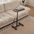 Mieres Adjustable C-Shaped End Table with Metal Frame - Mobile 360° Flip Swivel Couch Table