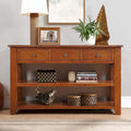 48-Inch Solid Pine Wood Console Table