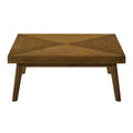 Diamond Parquet Walnut Coffee Table by Hayward