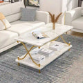 Javlergo Contemporary 3-Piece Living Room Coffee Table Set: Includes Wood Coffee Table and Two End Tables