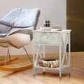Javlergo Contemporary 3-Piece Living Room Coffee Table Set: Includes Wood Coffee Table and Two End Tables
