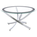 Brooke Round Glass-Top Coffee Table Collection