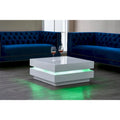 Artiva Contemporary Coffee Table with Remote-Controlled Multi-LED Lighting