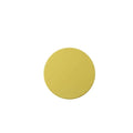 HomeRoots 22-Inch Yellow Wood Round Pedestal End Table