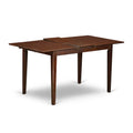 East West Furniture Mahogany Dining Table Set - Kitchen Table with Dining Chairs (Various Piece Options)