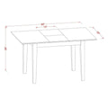 East West Furniture Mahogany Dining Table Set - Kitchen Table with Dining Chairs (Various Piece Options)