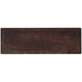 Solid Pine Wood Console Table Featuring Two Open Shelves