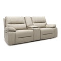 Malibu 79 Leather Power Reclining Loveseat with Console and Cup Holders - 2-Piece Set
