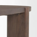 Sohan Dark Elm Oval Dining Table - Dimensions: 91.0L x 38.0W x 30.0H
