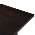 5-Piece Wooden Counter Height Dining Set with Cushioned Chairs and Storage Shelves