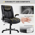 Ergonomic Office Chair with High Back Flip Up Armrests and Rolling Base