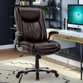 Ergonomic Office Chair with High Back Flip Up Armrests and Rolling Base