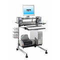 Space-Saving Ergonomic Computer Desk